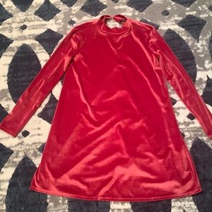 Forever 21 Red Silk Dress